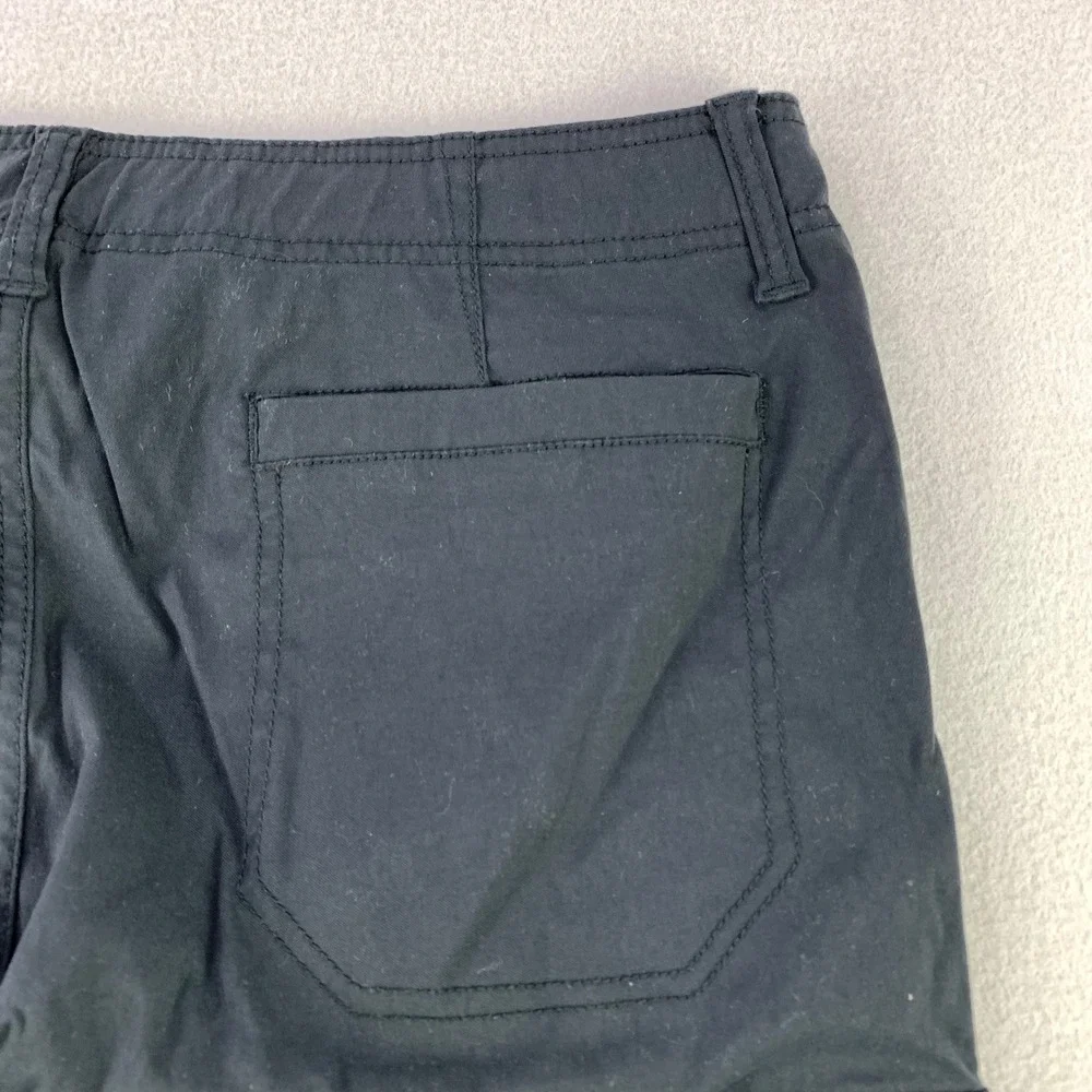 prAna Zogger Pants Mens 35x30 Black Hiking Cargo Outdoor Belted Tech Performance